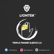 Load image into Gallery viewer, LIONTEK BJJ Triple Finger Sleeve Tape Replacement