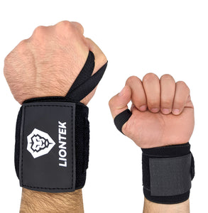 LIONTEK 18" Wrist Wraps - Power Lifting, Strength Training